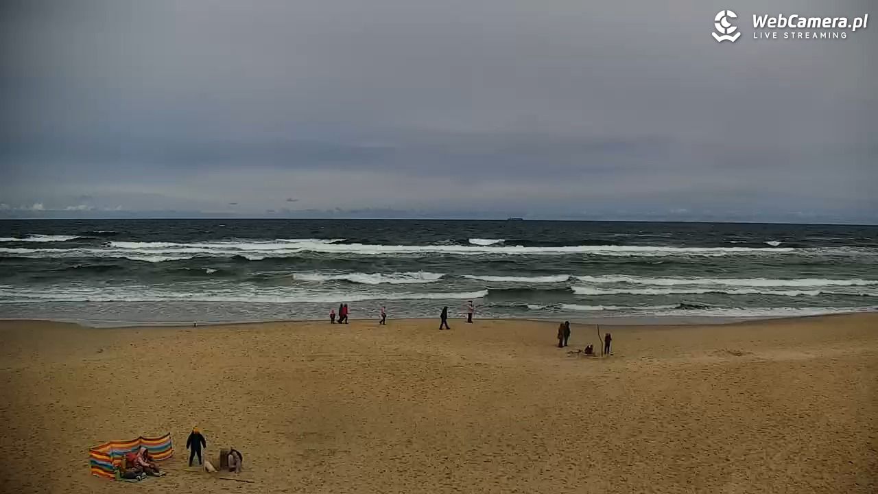 JASTRZĘBIA GÓRA - widok na plażę - 16 maj 2025, 12:21