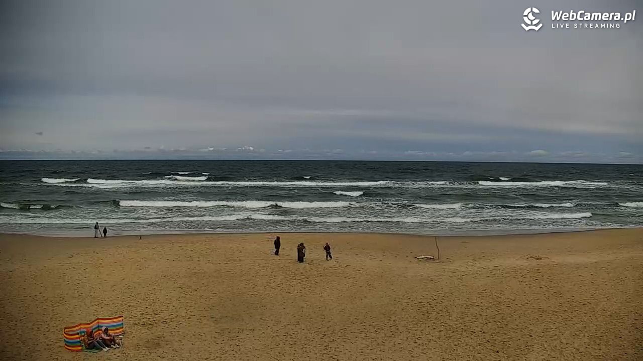 JASTRZĘBIA GÓRA - widok na plażę - 16 maj 2025, 12:38