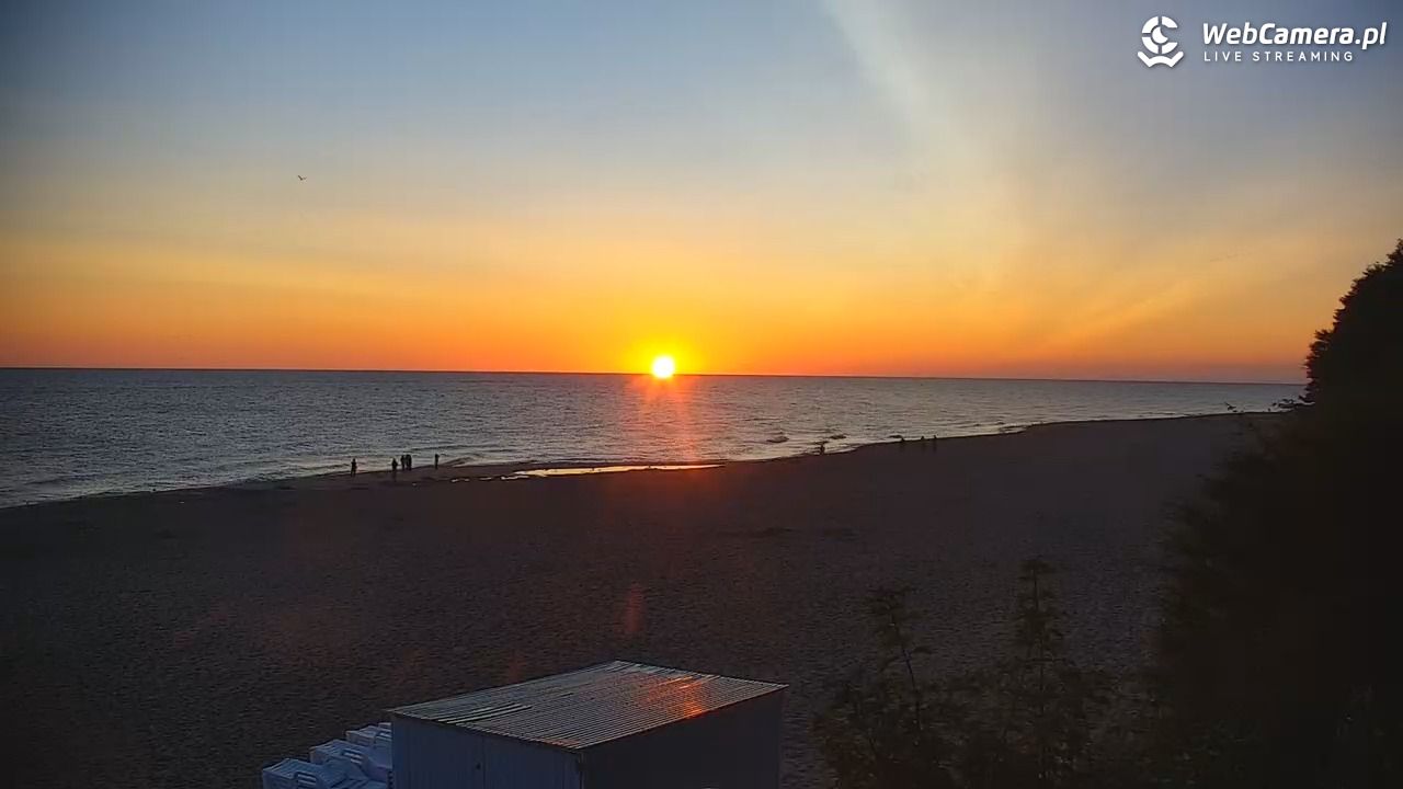 JASTRZĘBIA GÓRA - widok na plażę - 02 sierpień 2026, 05:02