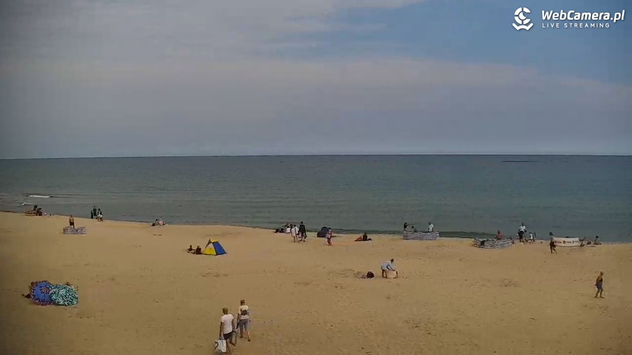JASTRZĘBIA GÓRA - widok na plażę - 01 sierpień 2026, 09:58