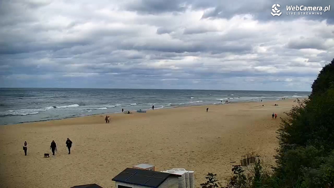 JASTRZĘBIA GÓRA - widok na plażę - 16 wresień 2025, 12:50