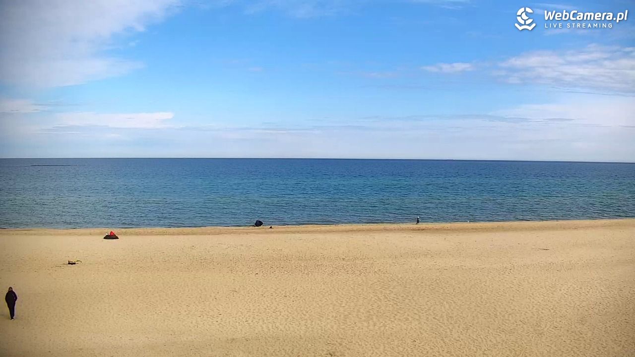 JASTRZĘBIA GÓRA - widok na plażę - 19 kwiecień 2026, 10:43