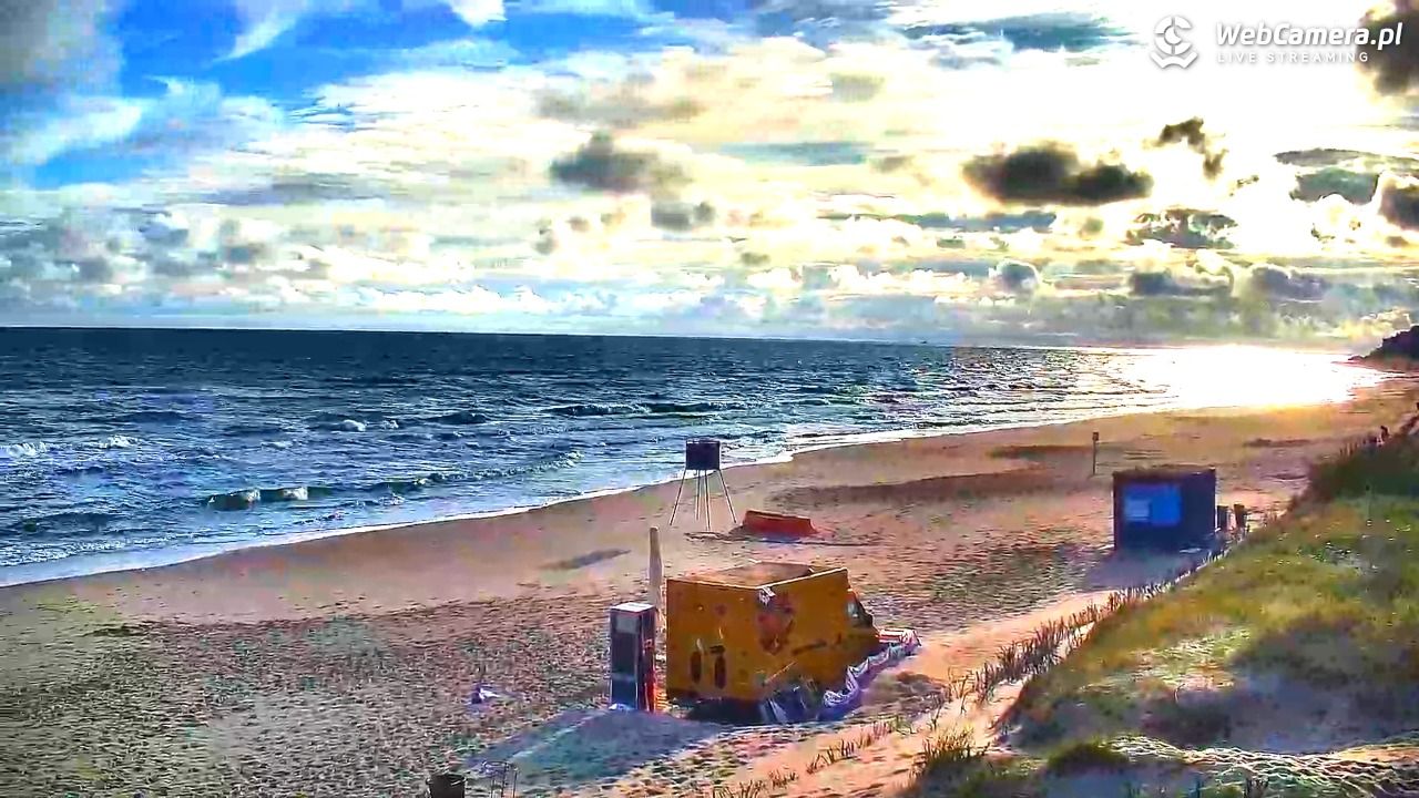 OSTROWO - widok na plażę NOWOŚĆ - 24 lipiec 2026, 06:55