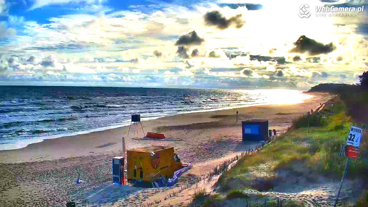 OSTROWO - widok na plażę NOWOŚĆ - 24 lipiec 2026, 06:57