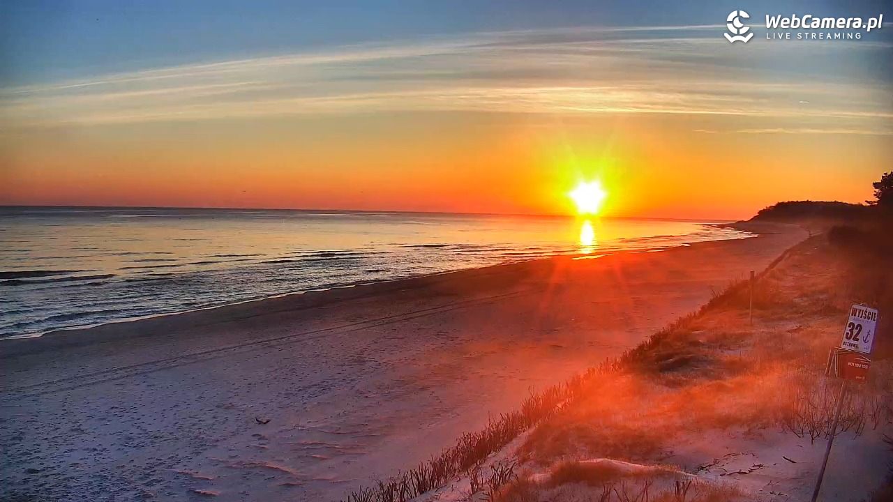 OSTROWO - widok na plażę NOWOŚĆ - 18 kwiecień 2026, 05:49