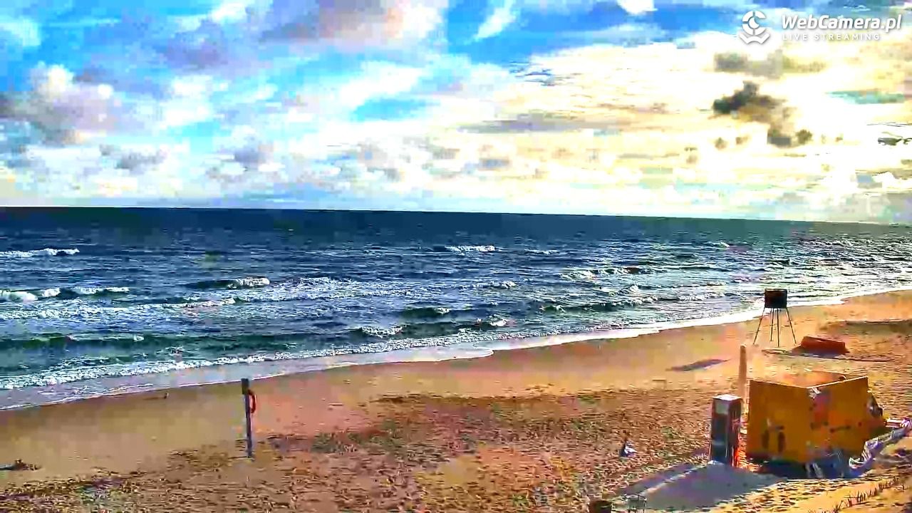 OSTROWO - widok na plażę NOWOŚĆ - 24 lipiec 2026, 06:55