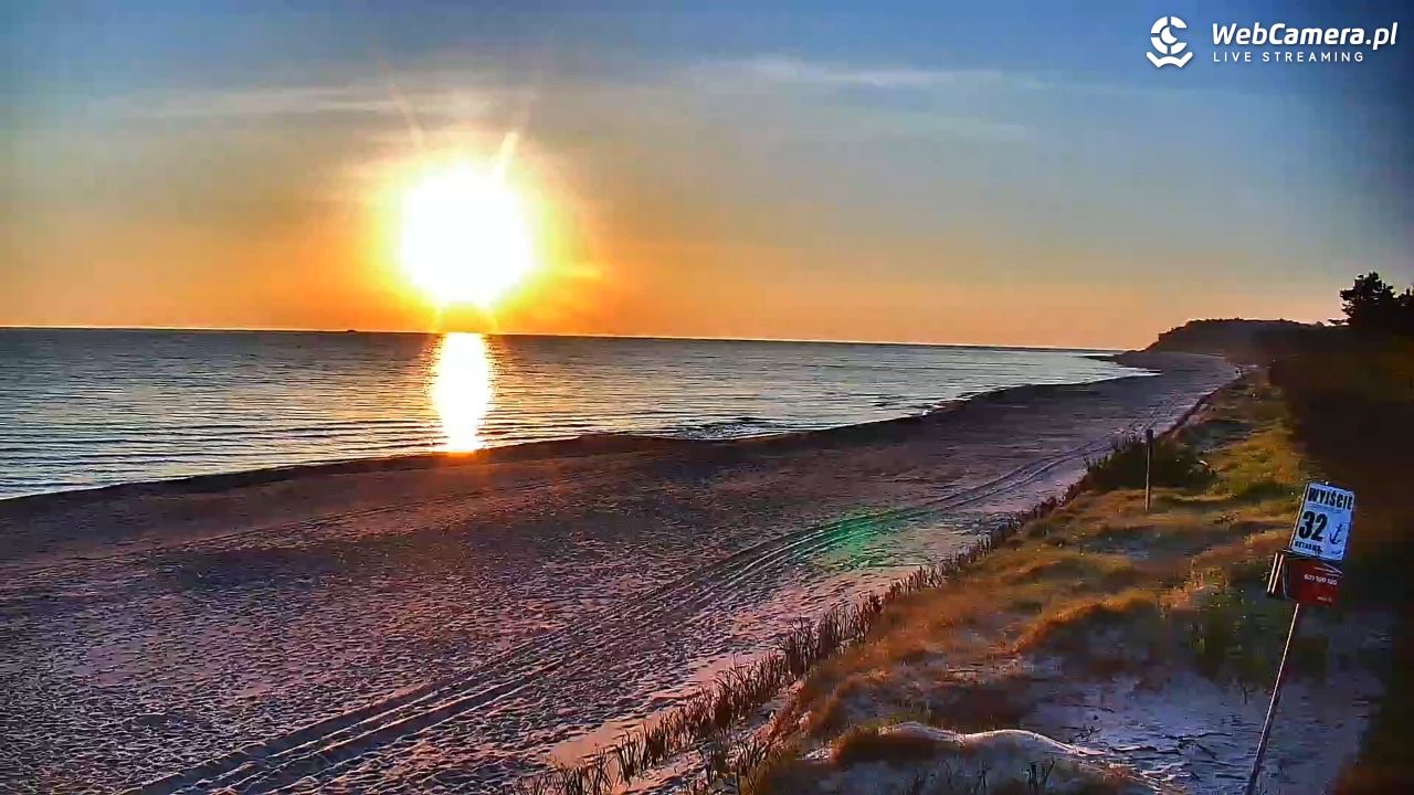 OSTROWO - widok na plażę NOWOŚĆ - 03 czerwiec 2026, 04:50