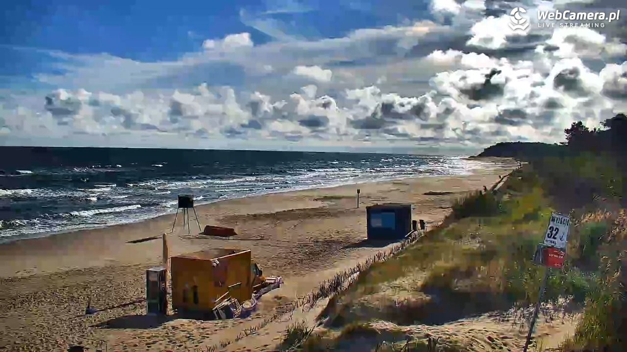OSTROWO - widok na plażę NOWOŚĆ - 24 lipiec 2026, 08:06