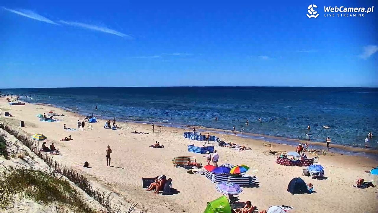 OSTROWO - widok na plażę NOWOŚĆ - 02 lipiec 2025, 13:29