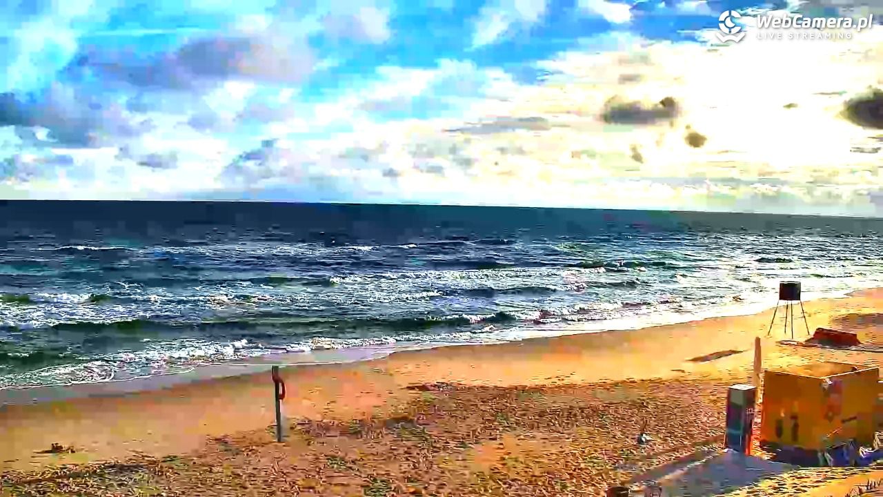 OSTROWO - widok na plażę NOWOŚĆ - 24 lipiec 2026, 06:53