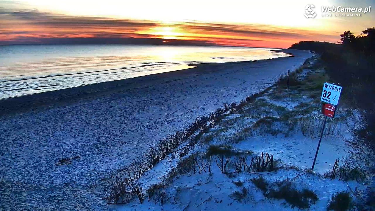 OSTROWO - widok na plażę NOWOŚĆ - 28 kwiecień 2025, 05:15
