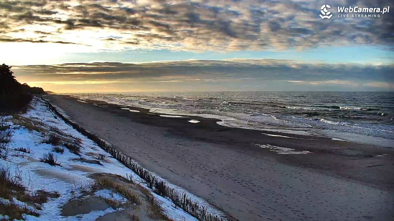 OSTROWO - widok na plażę NOWOŚĆ - 25 luty 2026, 16:26