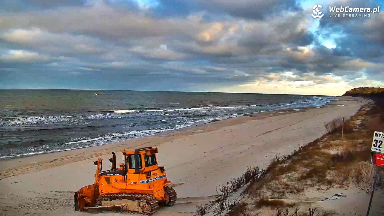 OSTROWO - widok na plażę NOWOŚĆ - 24 grudzień 2025, 14:21