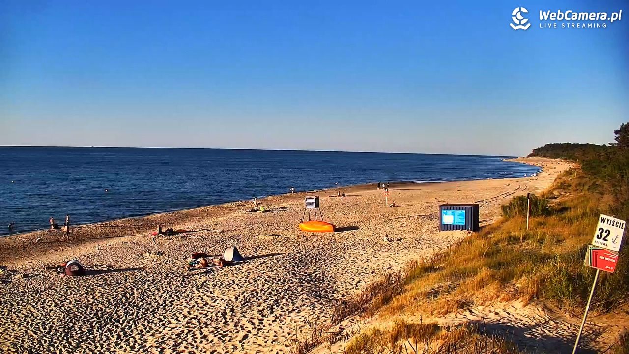 OSTROWO - widok na plażę NOWOŚĆ - 02 lipiec 2025, 20:01