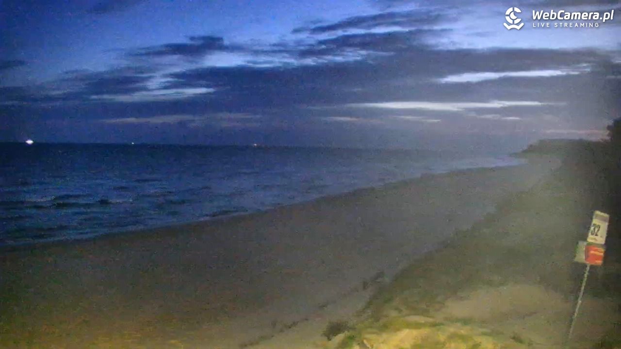 OSTROWO - widok na plażę NOWOŚĆ - 29 październik 2026, 04:44