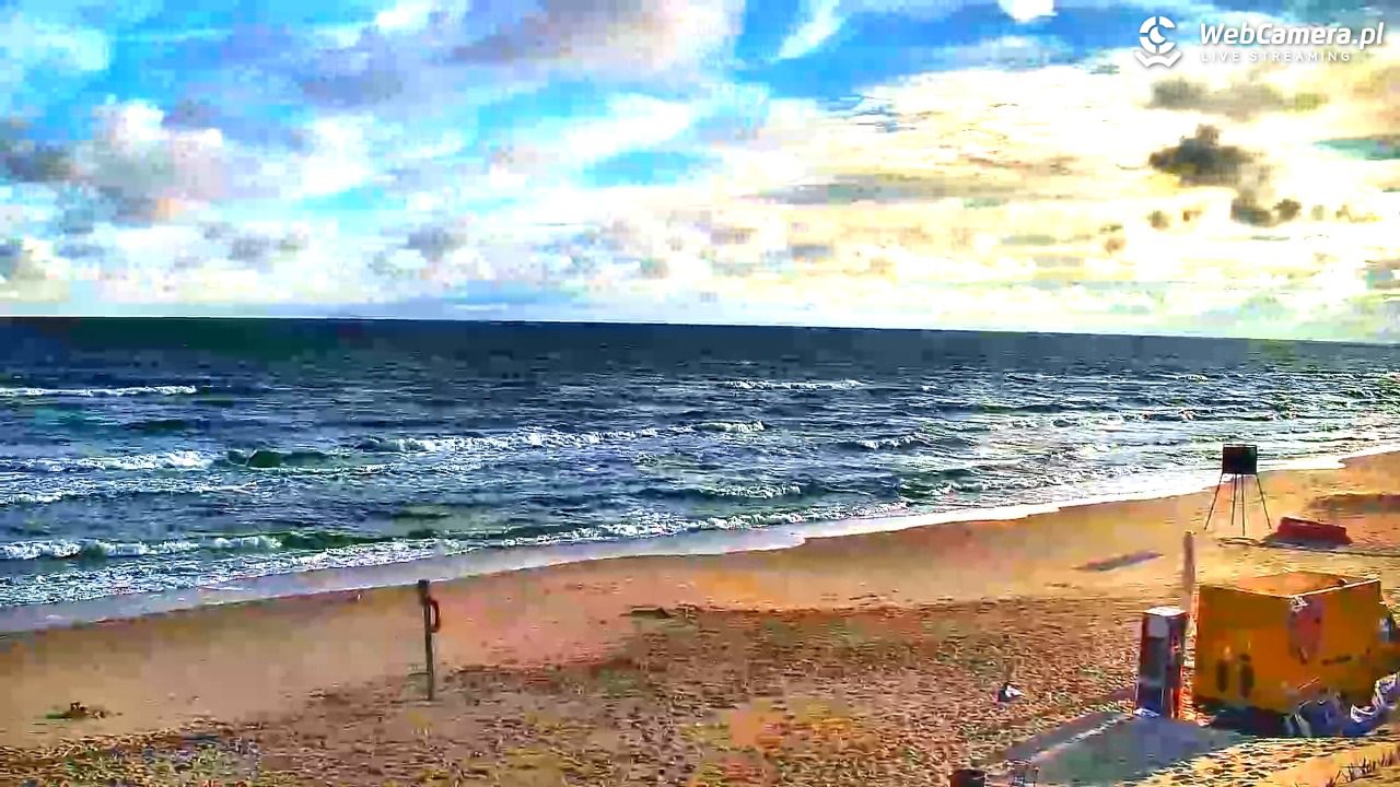 OSTROWO - widok na plażę NOWOŚĆ - 24 lipiec 2026, 06:55