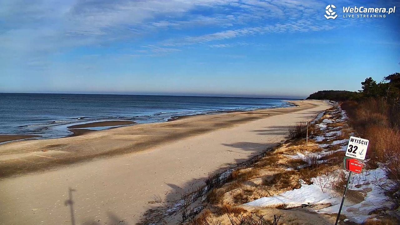 OSTROWO - widok na plażę NOWOŚĆ - 26 luty 2026, 15:02