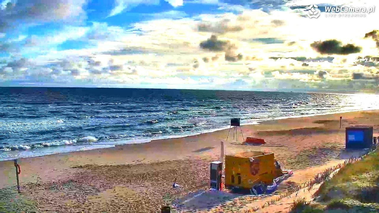 OSTROWO - widok na plażę NOWOŚĆ - 24 lipiec 2026, 06:55