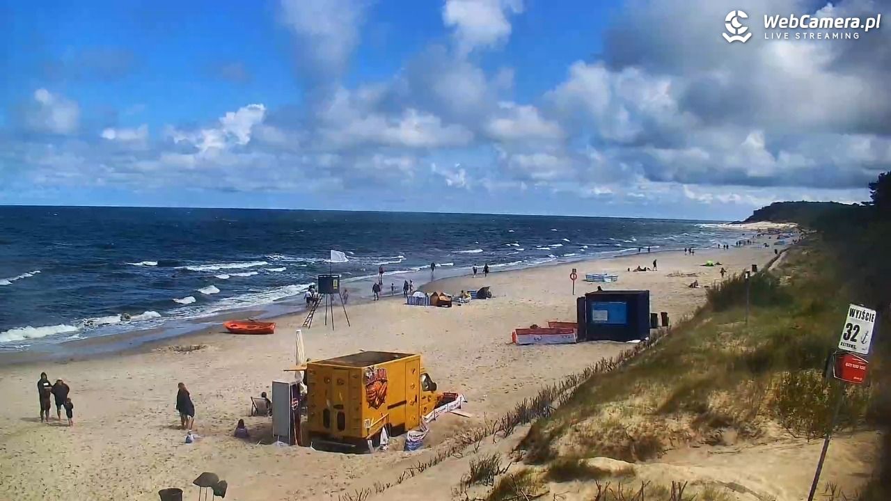 OSTROWO - widok na plażę NOWOŚĆ - 23 lipiec 2026, 12:32