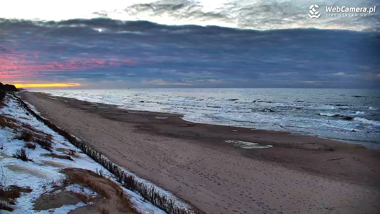 OSTROWO - widok na plażę NOWOŚĆ - 25 luty 2026, 17:26
