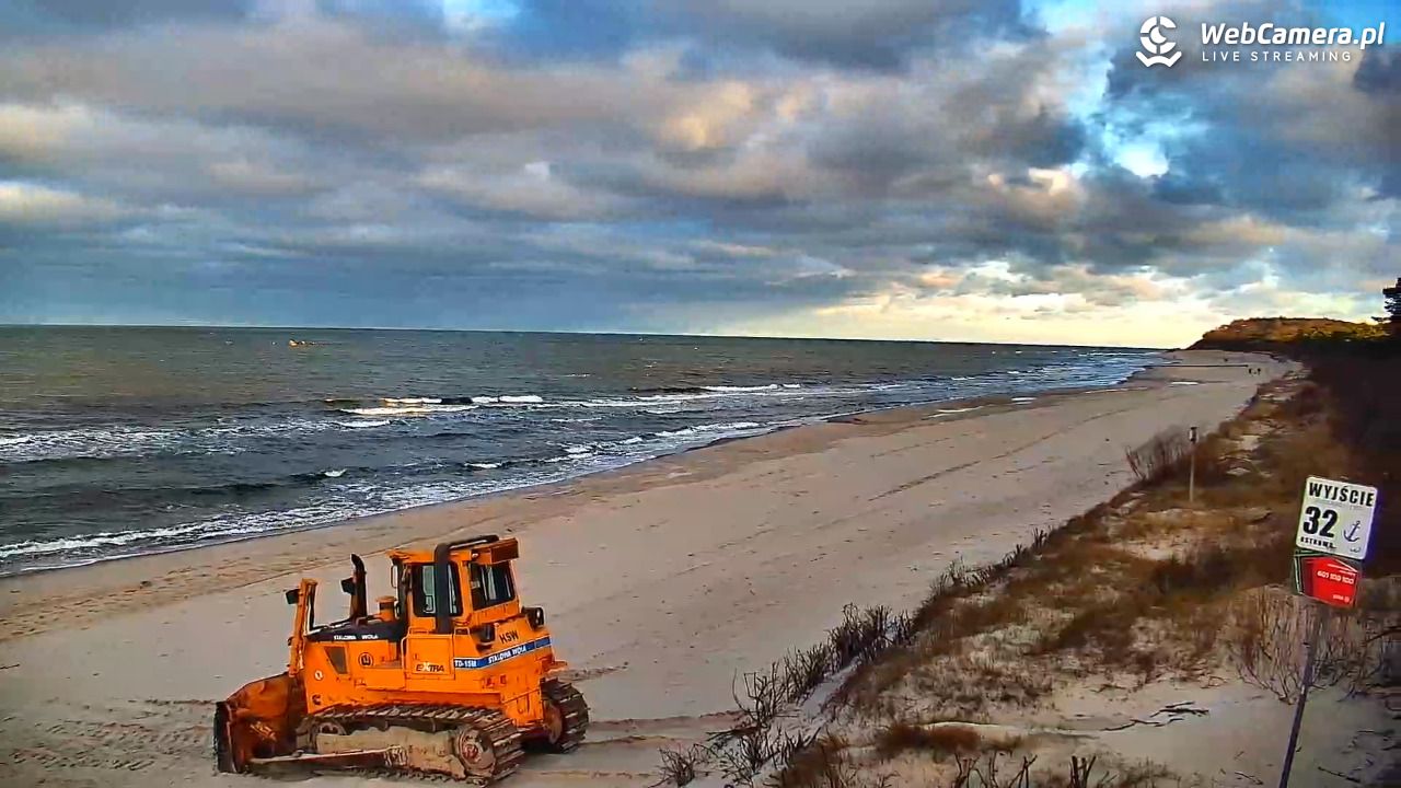 OSTROWO - widok na plażę NOWOŚĆ - 24 grudzień 2025, 14:21