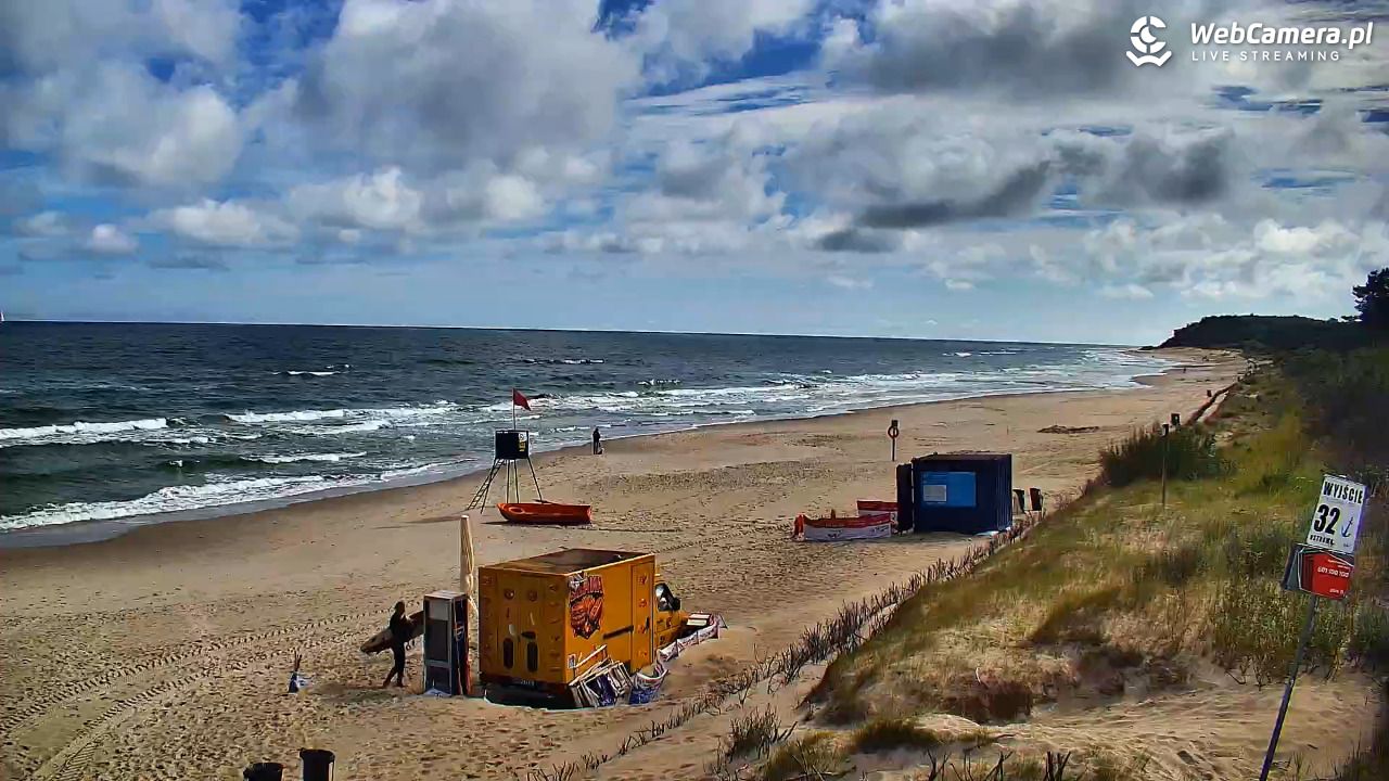 OSTROWO - widok na plażę NOWOŚĆ - 24 lipiec 2026, 09:37