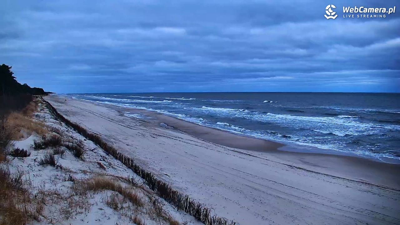 OSTROWO - widok na plażę NOWOŚĆ - 24 grudzień 2025, 07:52