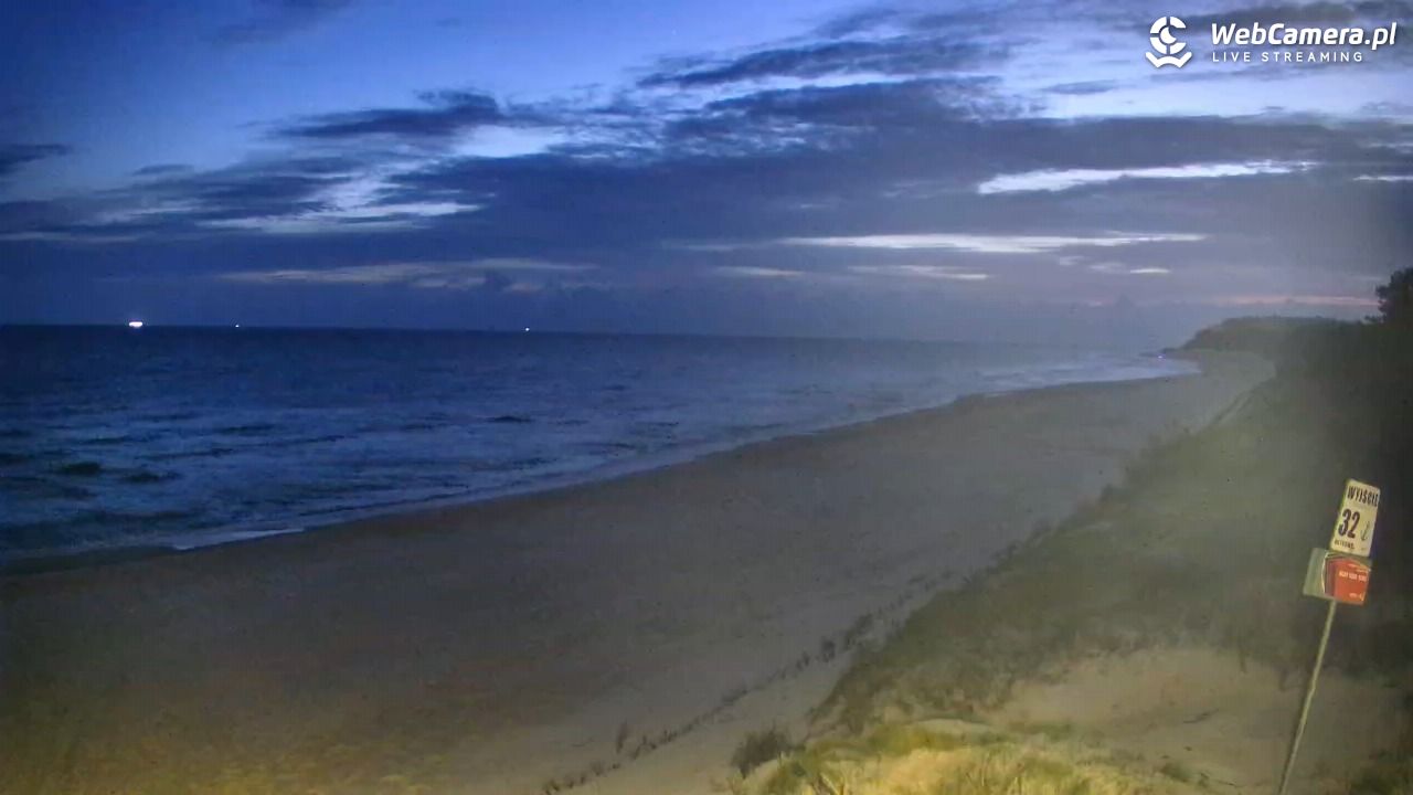 OSTROWO - widok na plażę NOWOŚĆ - 29 październik 2026, 04:45