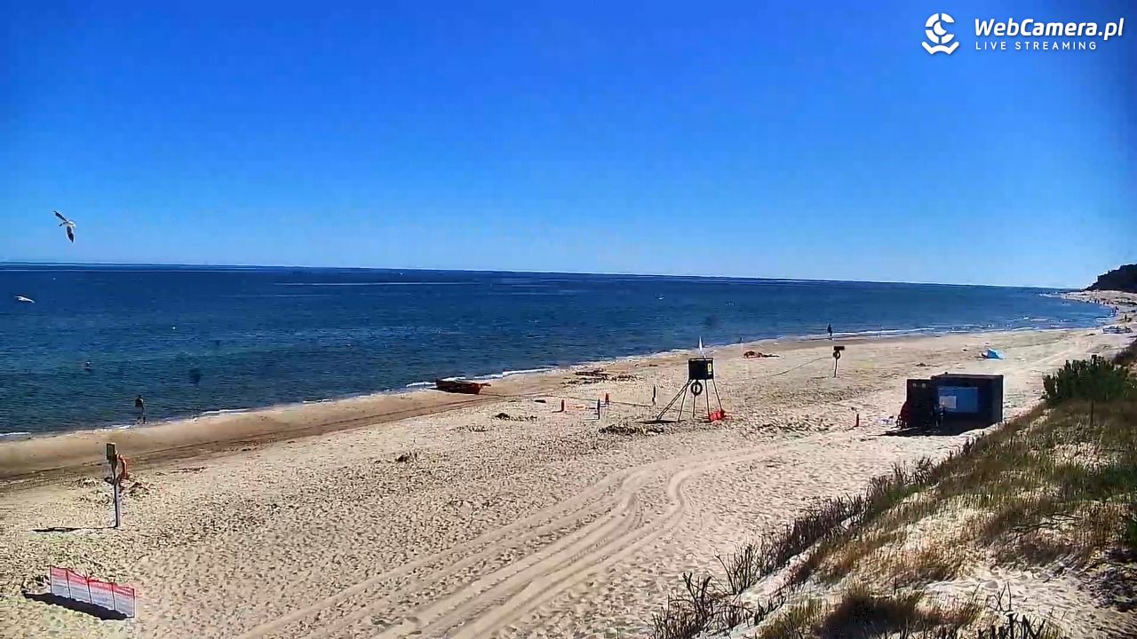 OSTROWO - widok na plażę NOWOŚĆ - 02 lipiec 2025, 10:12