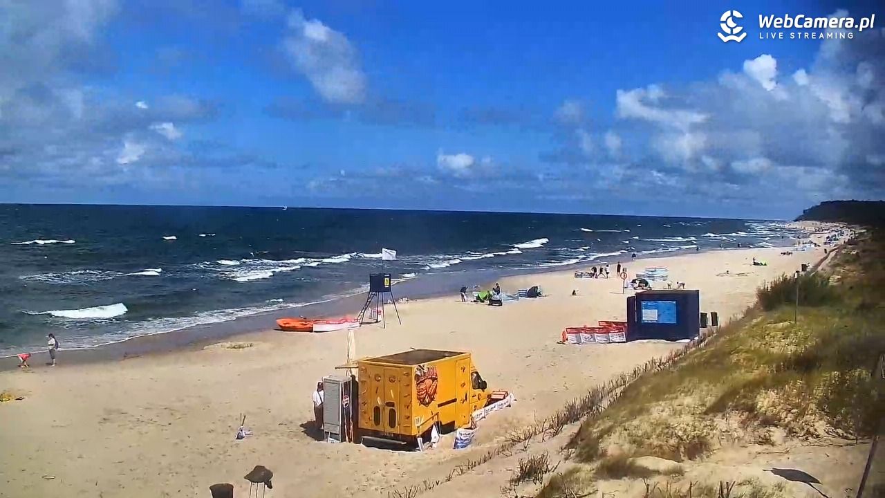 OSTROWO - widok na plażę NOWOŚĆ - 23 lipiec 2026, 13:50