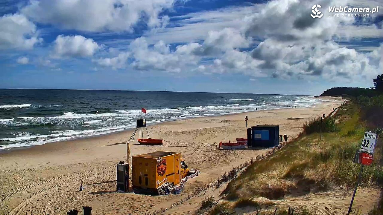 OSTROWO - widok na plażę NOWOŚĆ - 24 lipiec 2026, 09:29