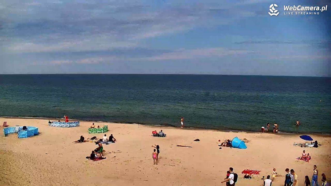 OSTROWO - widok na plażę NOWOŚĆ - 28 sierpień 2025, 12:20
