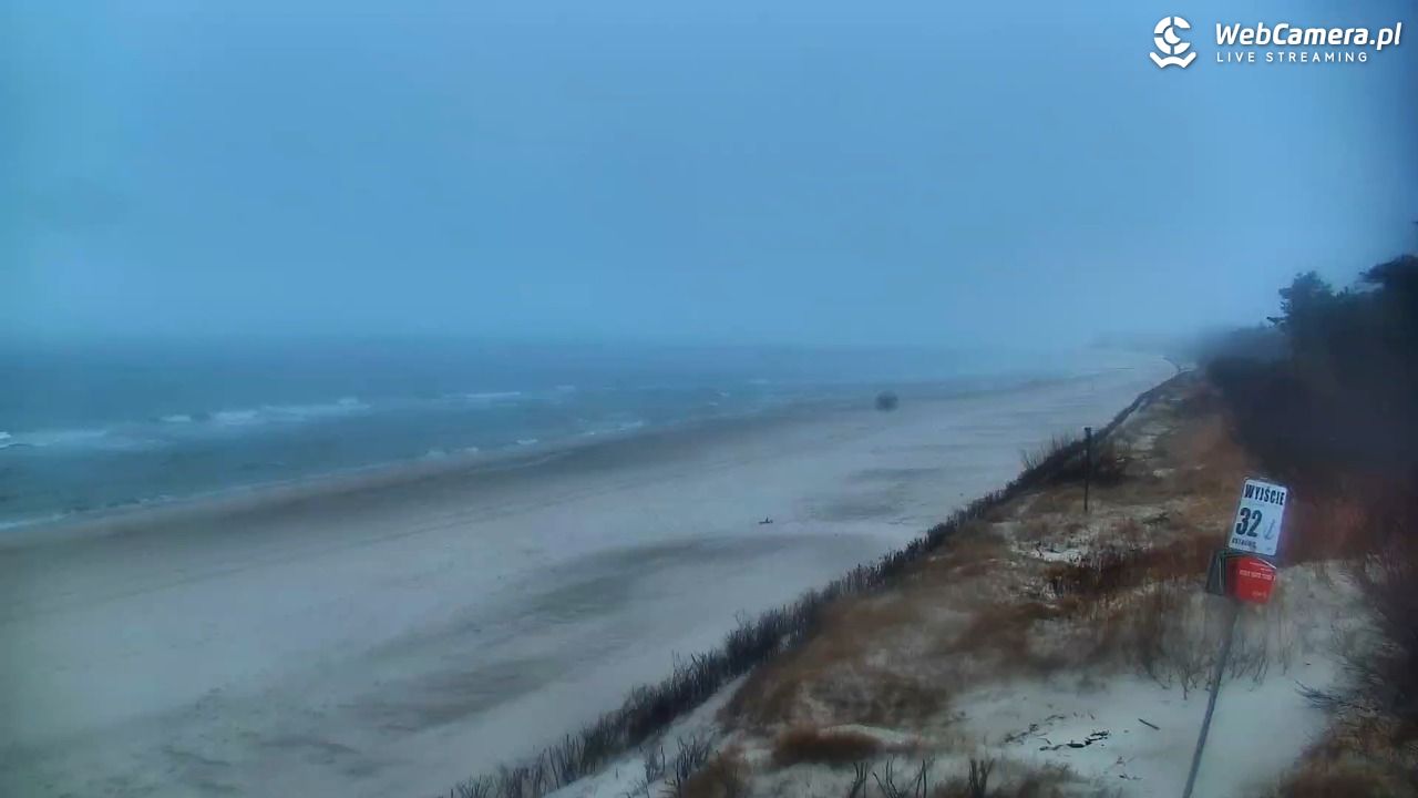 OSTROWO - widok na plażę NOWOŚĆ - 17 kwiecień 2026, 05:45
