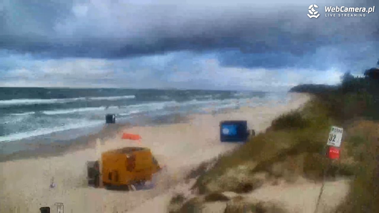 OSTROWO - widok na plażę NOWOŚĆ - 23 lipiec 2026, 19:12