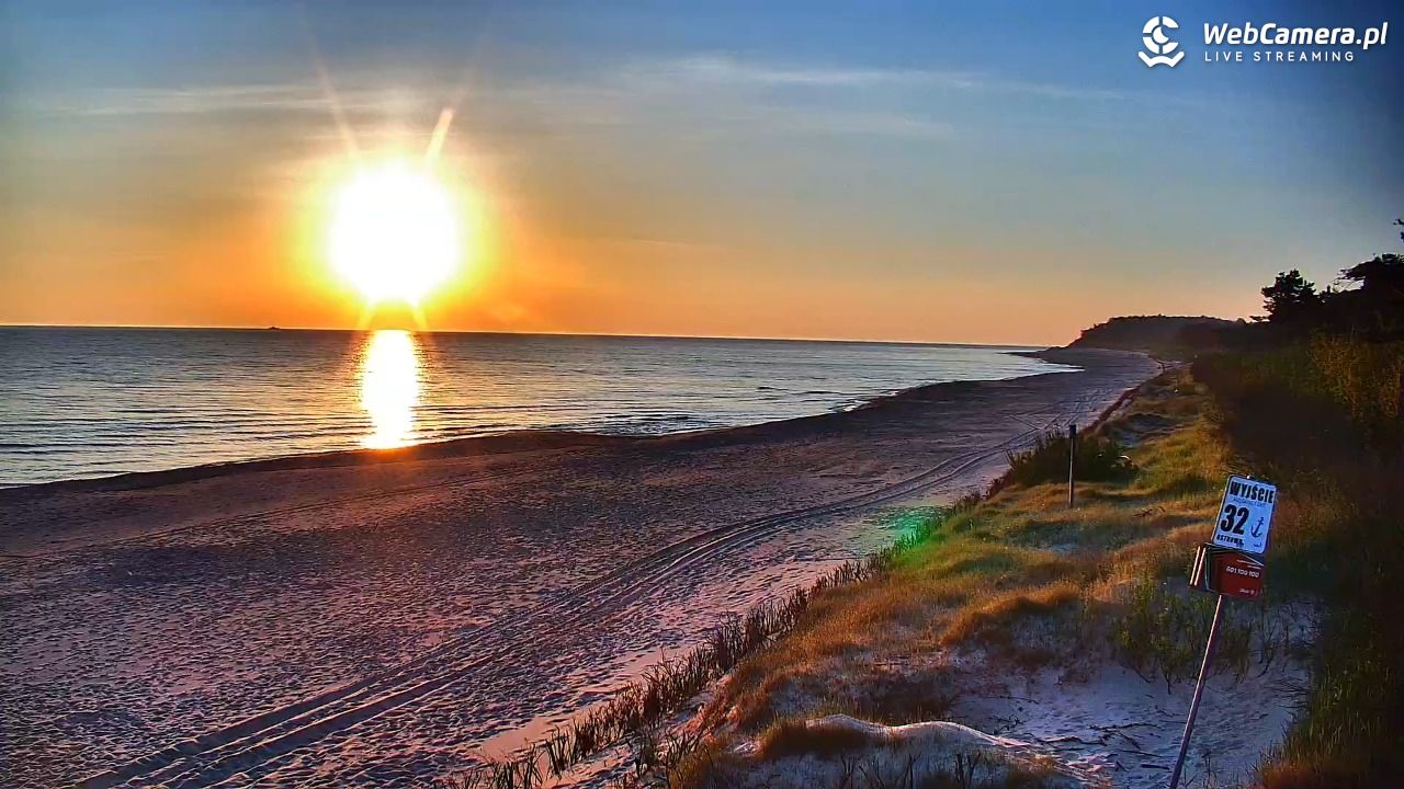 OSTROWO - widok na plażę NOWOŚĆ - 03 czerwiec 2026, 04:50