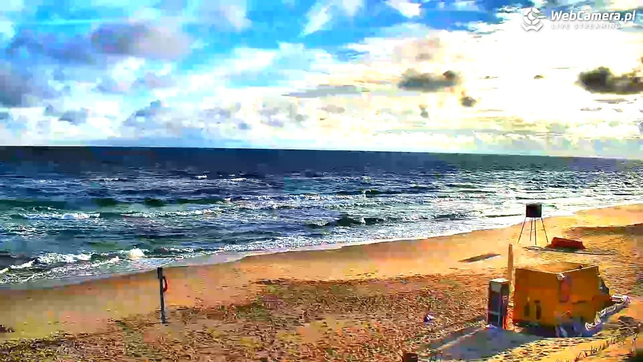 OSTROWO - widok na plażę NOWOŚĆ - 24 lipiec 2026, 06:53
