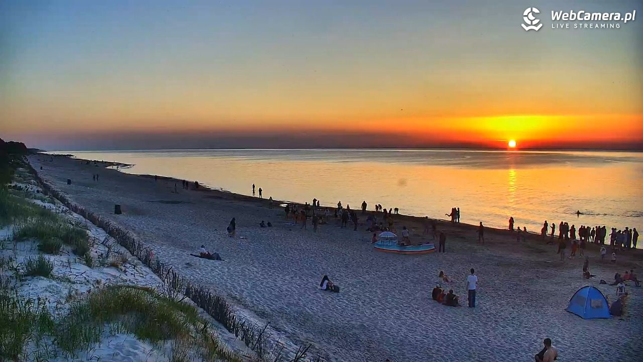 OSTROWO - widok na plażę NOWOŚĆ - 02 lipiec 2025, 21:20