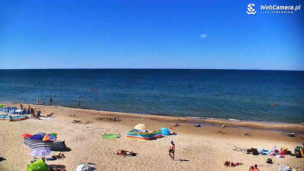 OSTROWO - widok na plażę NOWOŚĆ - 02 lipiec 2025, 15:05