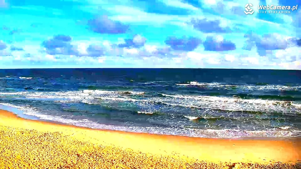 OSTROWO - widok na plażę NOWOŚĆ - 24 lipiec 2026, 06:52