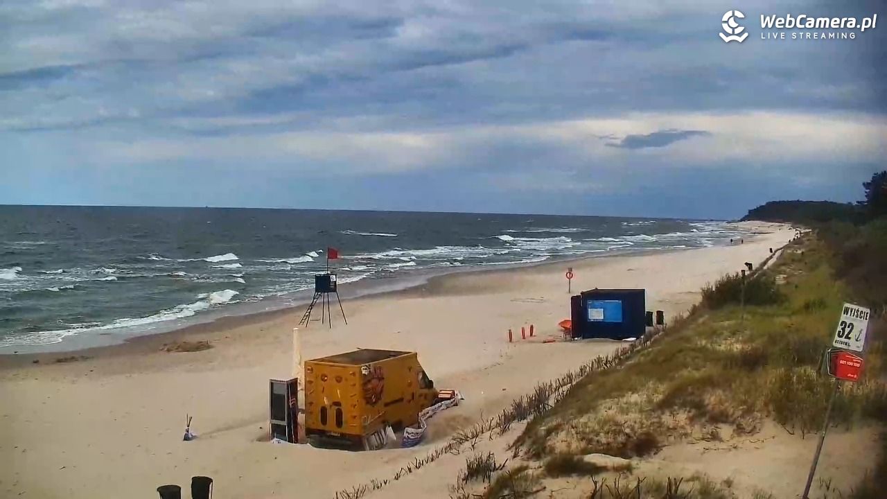 OSTROWO - widok na plażę NOWOŚĆ - 22 lipiec 2026, 16:56
