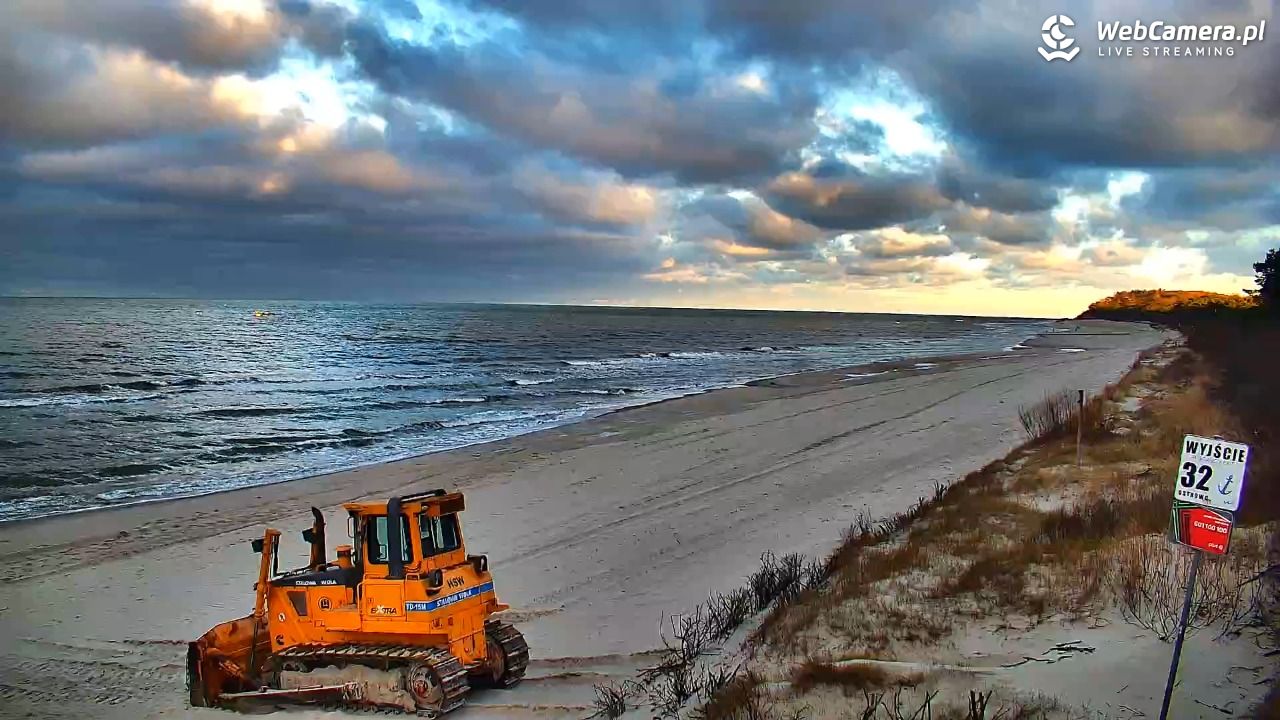 OSTROWO - widok na plażę NOWOŚĆ - 24 grudzień 2025, 14:40