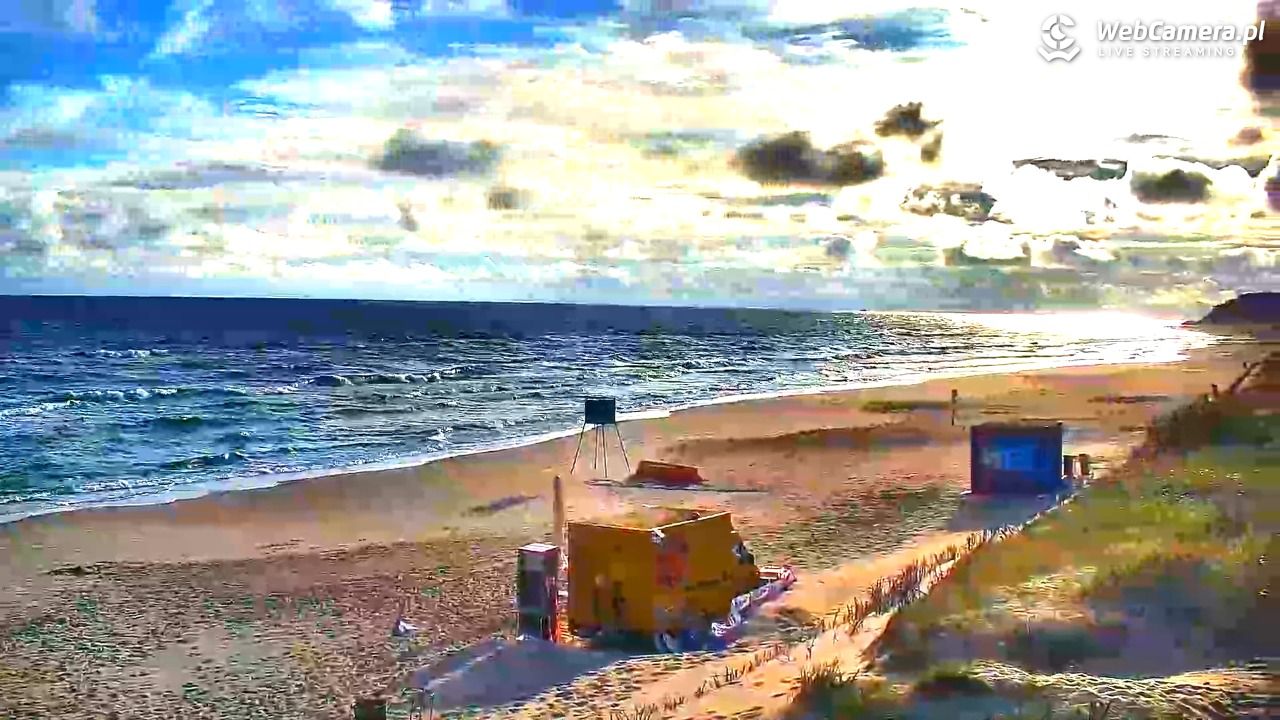 OSTROWO - widok na plażę NOWOŚĆ - 24 lipiec 2026, 06:54
