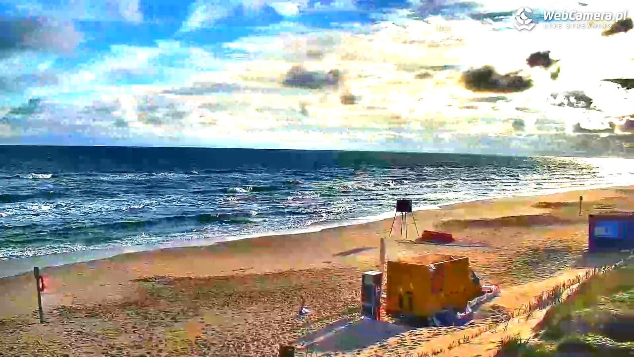 OSTROWO - widok na plażę NOWOŚĆ - 24 lipiec 2026, 06:54