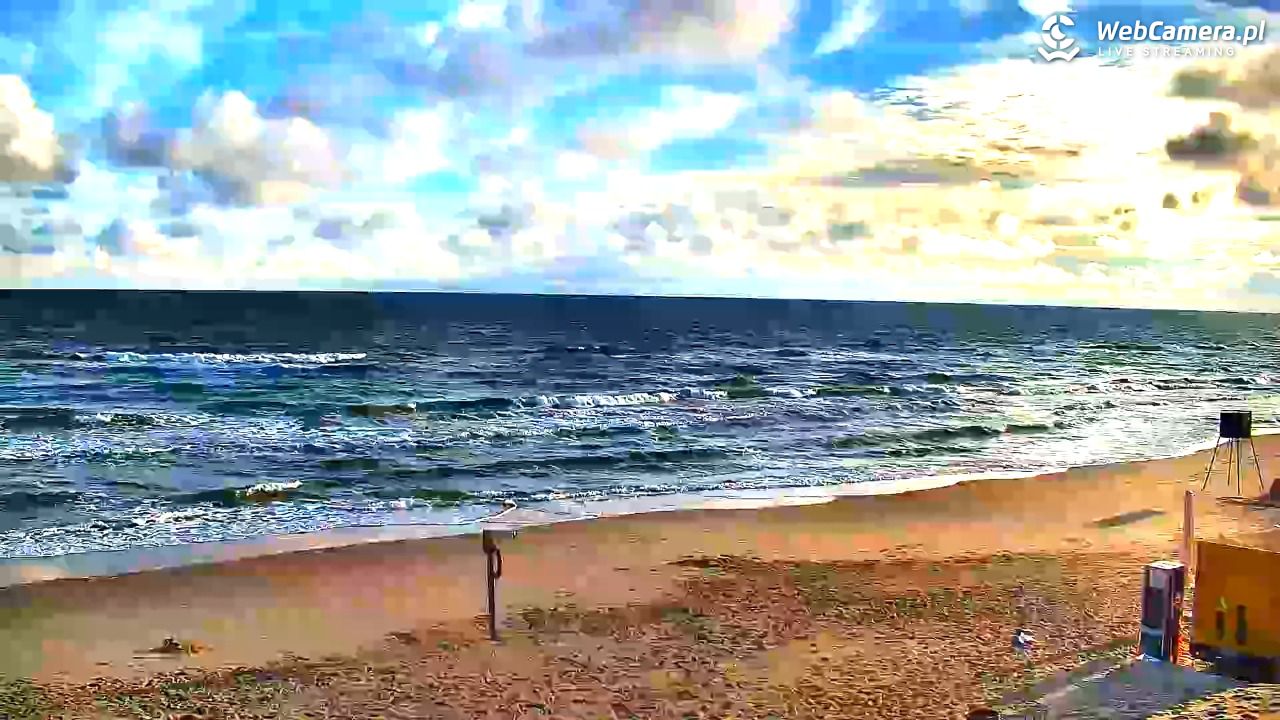 OSTROWO - widok na plażę NOWOŚĆ - 24 lipiec 2026, 06:55