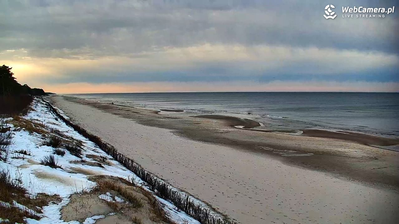 OSTROWO - widok na plażę NOWOŚĆ - 26 luty 2026, 16:03