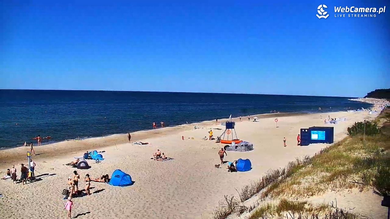 OSTROWO - widok na plażę NOWOŚĆ - 02 lipiec 2025, 16:45