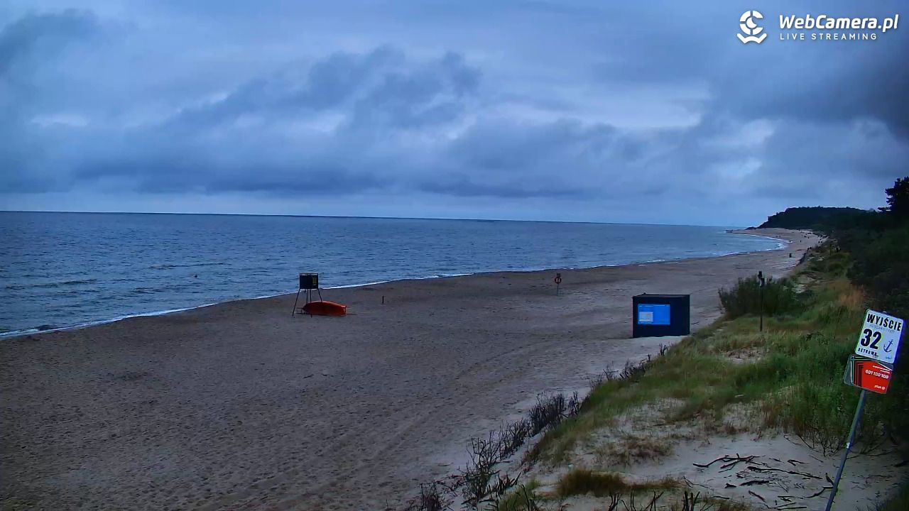 OSTROWO - widok na plażę NOWOŚĆ - 29 sierpień 2025, 20:06
