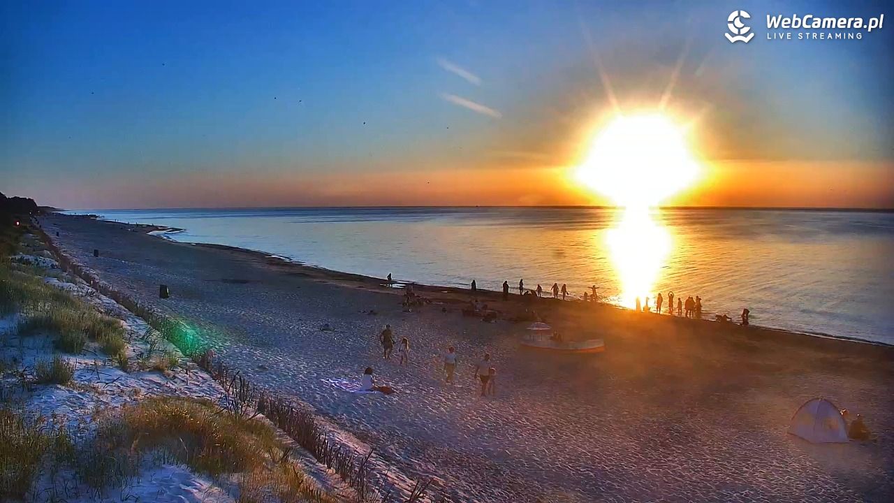 OSTROWO - widok na plażę NOWOŚĆ - 02 lipiec 2025, 20:57