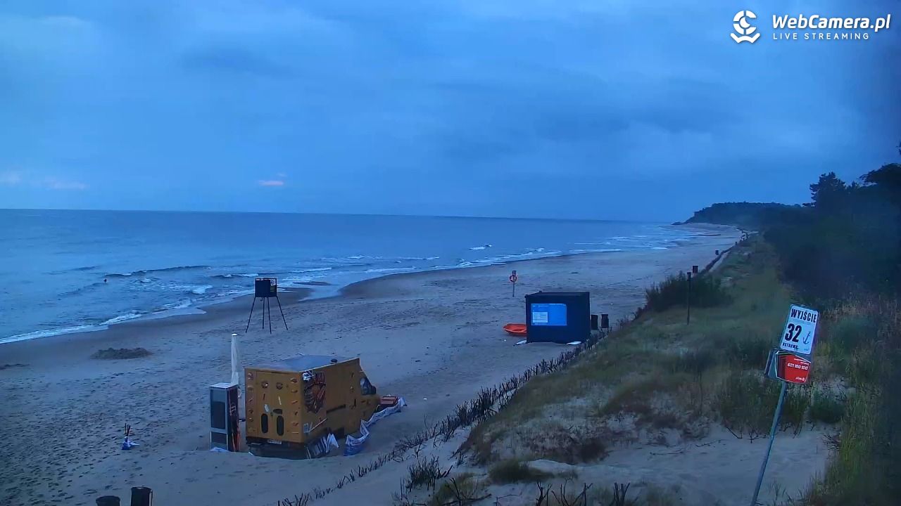OSTROWO - widok na plażę NOWOŚĆ - 23 lipiec 2026, 04:34