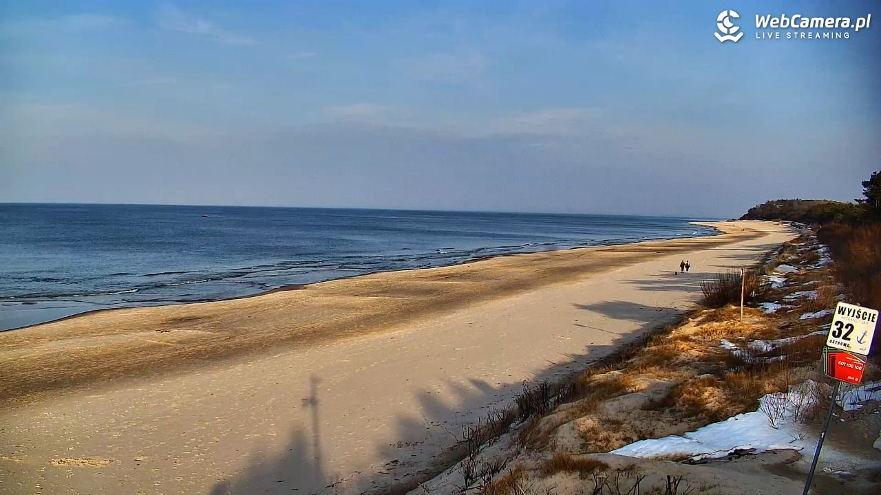 OSTROWO - widok na plażę NOWOŚĆ - 27 luty 2026, 15:29